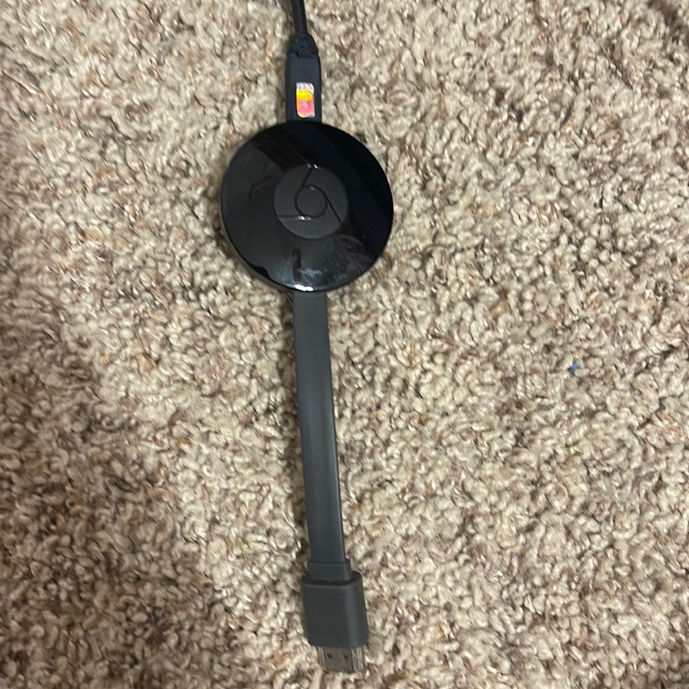 Google chromecast. Never used